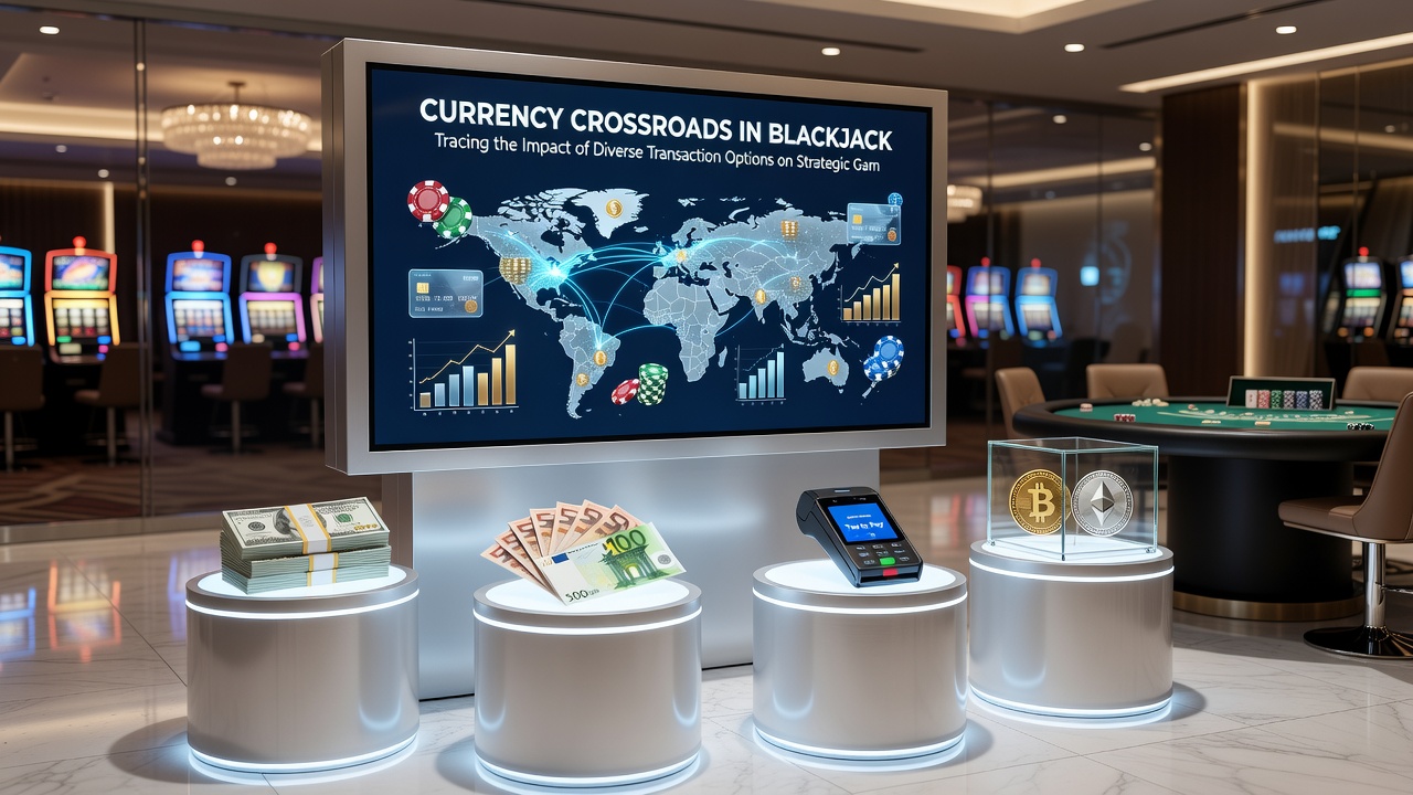 Close-up of blackjack chips next to smartphone displaying digital wallet transaction screen