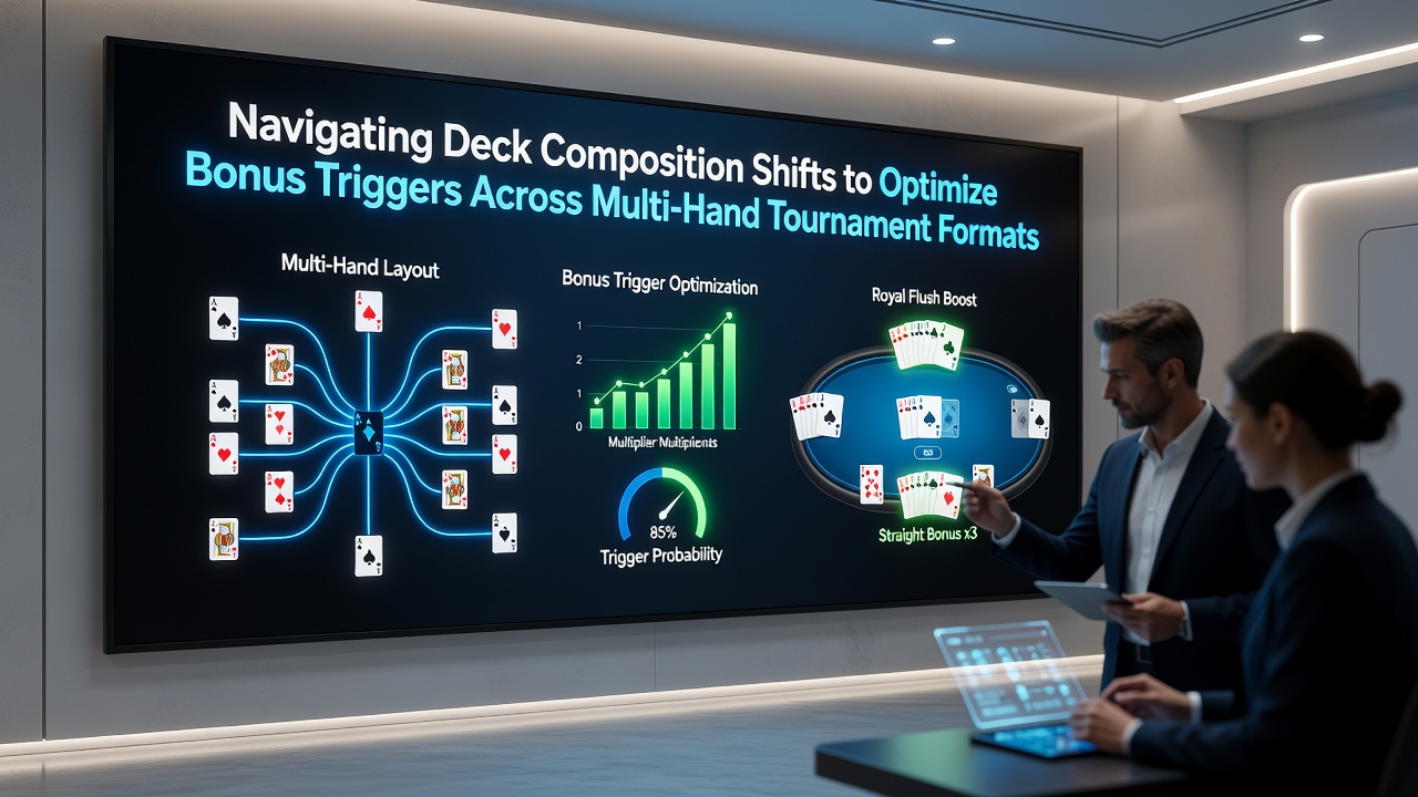 Close-up view of blackjack cards and betting layout during multi-hand tournament action