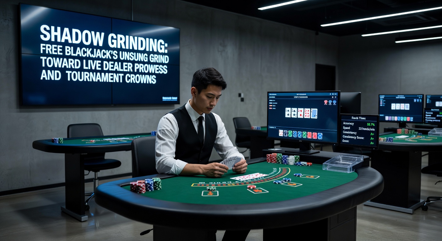 Tournament leaderboard glowing with top players, virtual chips stacking high against a backdrop of competitive free-to-live progression charts